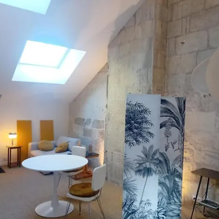 Tiny, Bright Architect-designed Loft, King Size Apartman Saumur